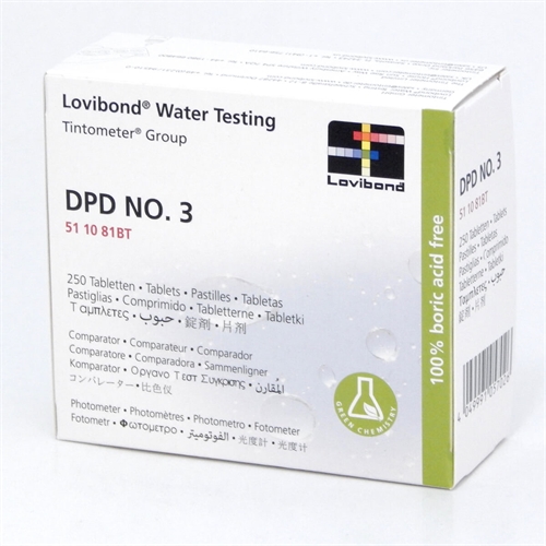DPD nr 3 test piller 250 stk. til fotometer tester