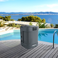 Pro Q-Line Full Inverter varmepumpe 7 kW med WiFi til pool og udespa op til 45.000 liter